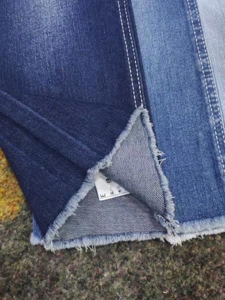 170cm Width Woven Stretch Blue Denim Fabric 8.2oz Durable and Stylish