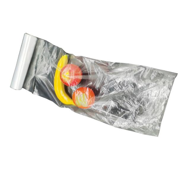 Clear Poly HDPE Chilled Food Packaging Self Sealing Biodegradable Freezer Bags