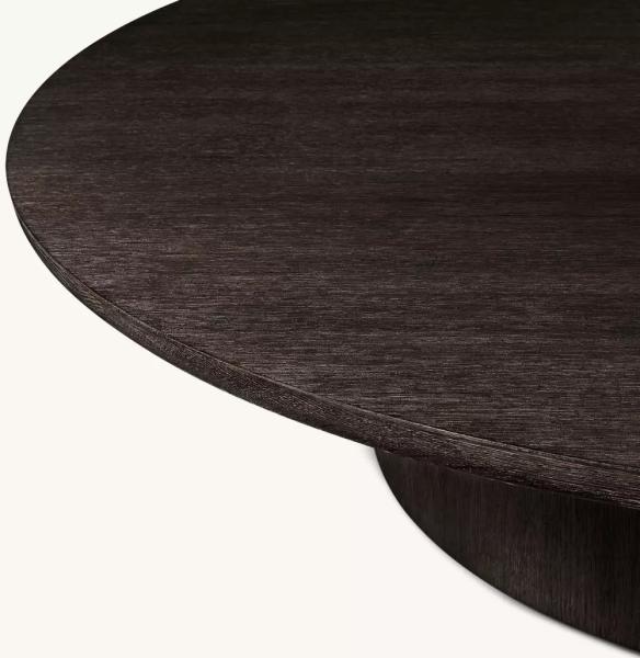 Living Room Solid Wood Coffee Table Furniture With Stainless Steel And Ceramic Top