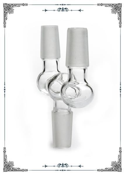 14mm 18mm Male to Male  Glass Adapter Drop Down For Glass Bong Accessories