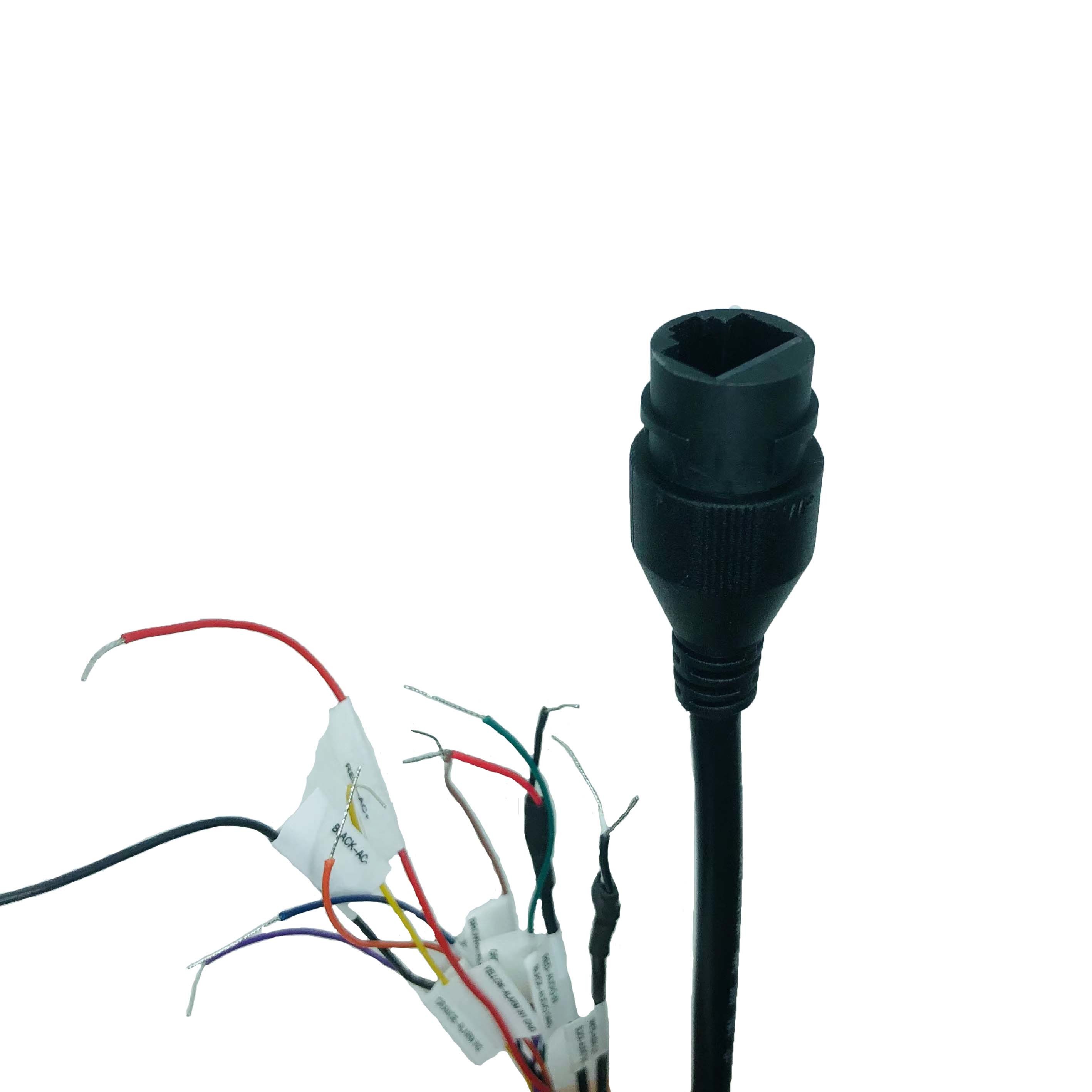 Противопогодный IP-камера соединитель с RJ45F/DC5.5*2.1/3.5PITCH 4-PIN соединитель