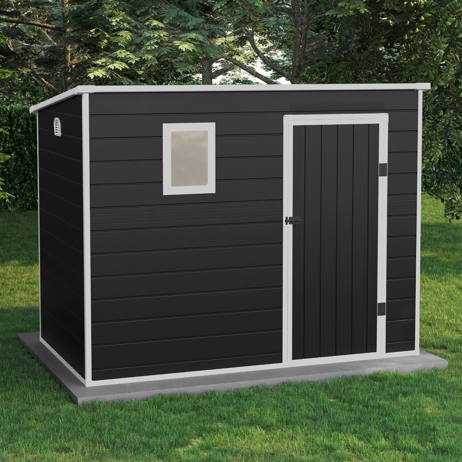 Efficiently Organize Your Garden Tools with W236xD130xH194cm Lockable Garden House