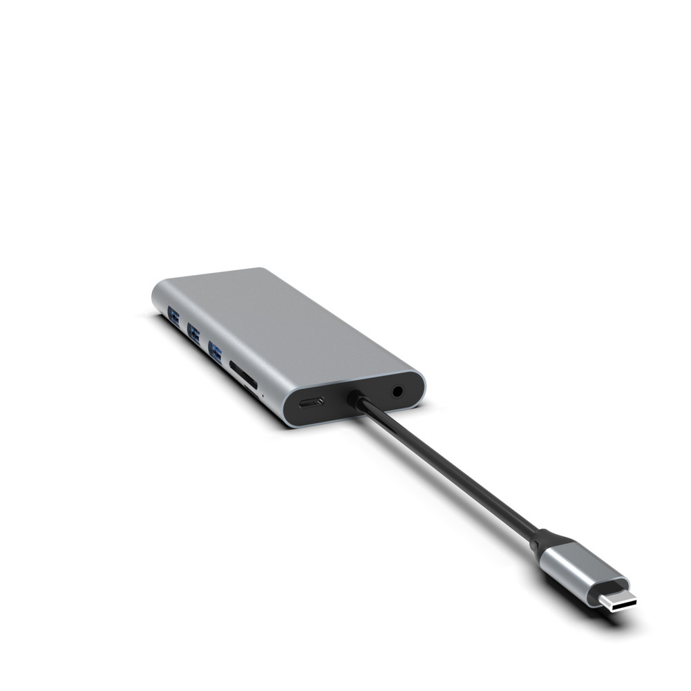 5-в-1 USB C Хаб с Ethernet USB A Rj45 адаптер Type C Докинговая станция MacBook