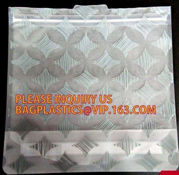 LDPE/PP Custom Printed Zip Lock Self Seal Plastic Bag/Zipper Pouch For Garment And Gift Packaging, side seal pp plastic