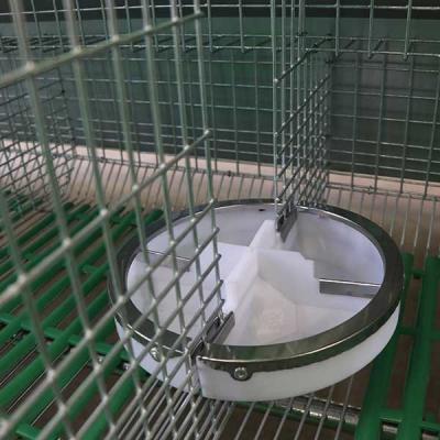 Q235 Steel wire / Plastic Rabbit Cage , Battery Operating Luxury Rabbit Hutch