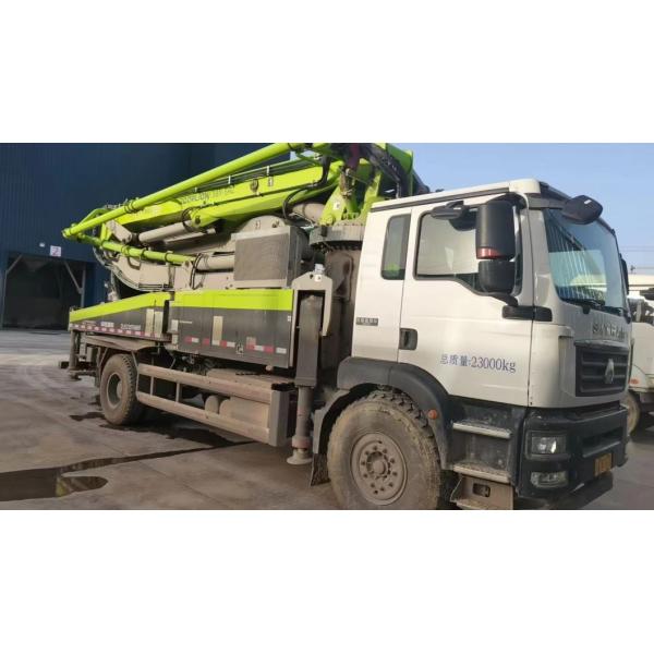 Zoomlion 38 Meters Concrete Pump Truck Designed for Semi-Dry Shotcrete Applications