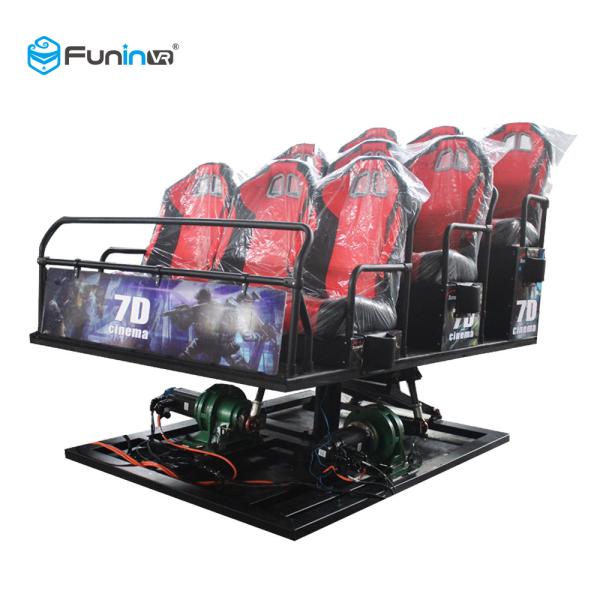 Dual Projection 7D Movie Theater , Dynamic 5d 9d 12d Cinema With 8 9 12 Seats