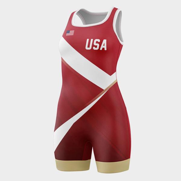 Female Adults Wrestling Singlet Shorts Lightweight Practical