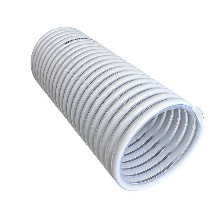 Heavy-duty flexible PVC spiral rib reinforced hose industrial water pump grain sewage vacuum suction hose
