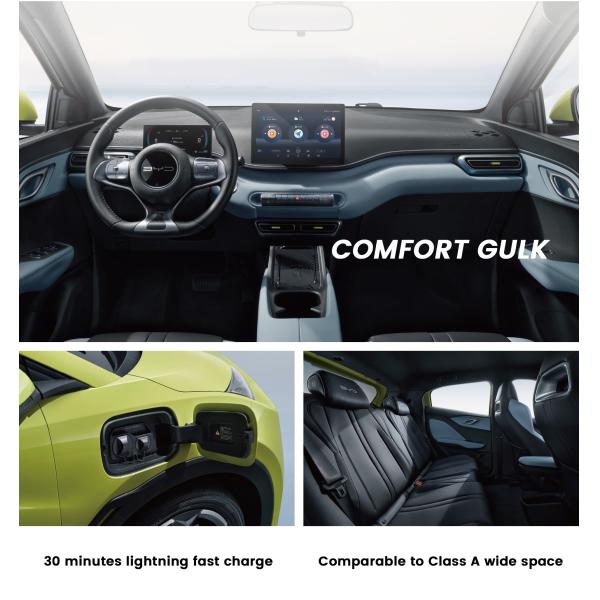 Горячая флуоресцентная зеленая BYD Seagull 405 км новая энергия мобильность автомобиль электрический завод настройки