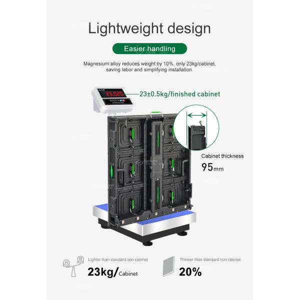 Video Wall Display Outdoor P5 5mm Led Billboard P5 Waterproof Advertising Panel Full Color 960mm*960mm Fixed LED Screen