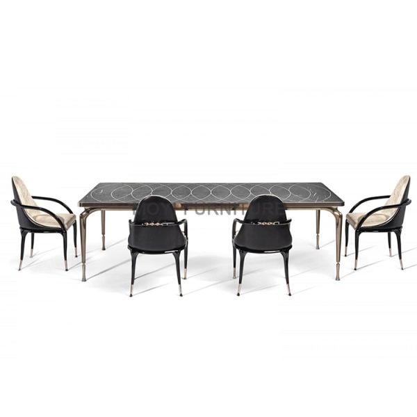 Italian Design Dining Chairs with Comfortable Genuine Leather Backrest Wood Legs Hotel Leisure Cafe Chairs