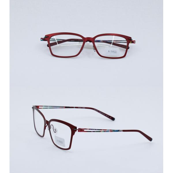 Daily business casual eyewear for ladies titanium optical frames super light weight hot sell