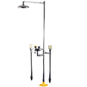 Buried Double Pole Freeze Resistant Eyewash Stainless Steel Eye Wash And