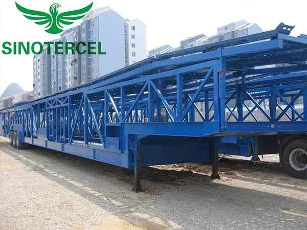 30 Tons - 80 Tons Car Carrier Semi Trailer 12R22.5 Semi Car Hauler Trailer