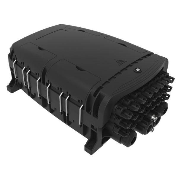 GFS-24QX Fiber Distribution Box IP68 378*255*116mm max 72cores 24 household aerial/wall/pole-mounted