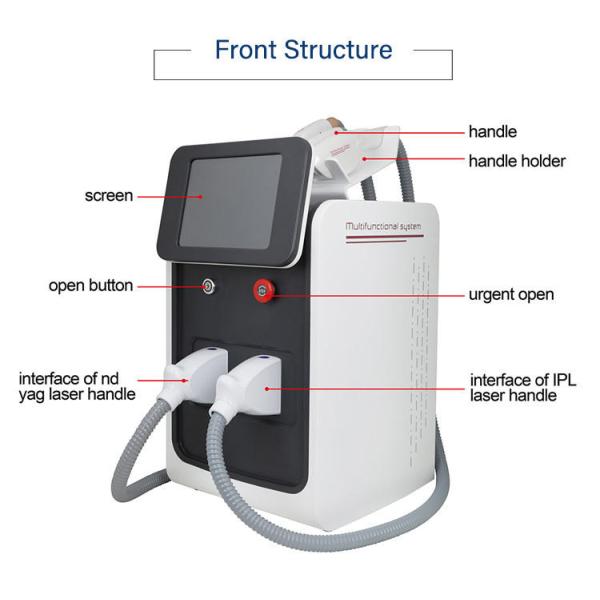 2500W 3in1 OPT IPL RF Nd Yag Laser Tattoo Removal Machine