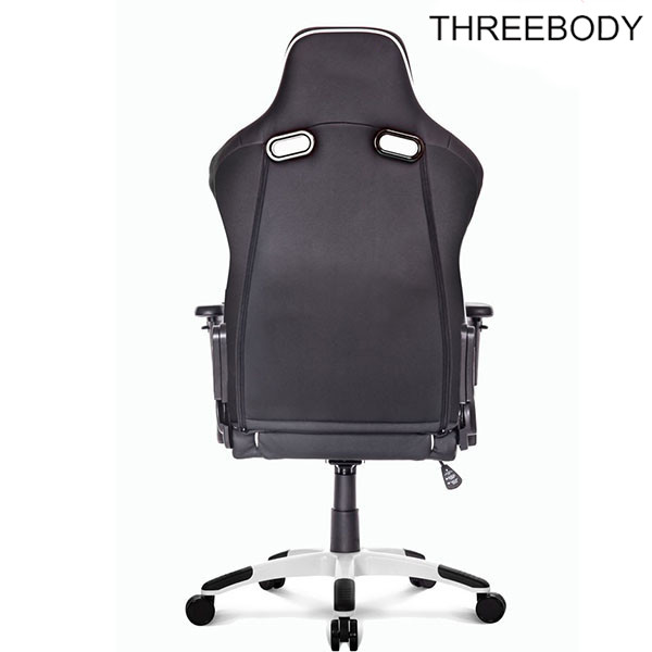 Comfortable High Back Office Chair , Black Pu Leather Race Car Style Office Chair