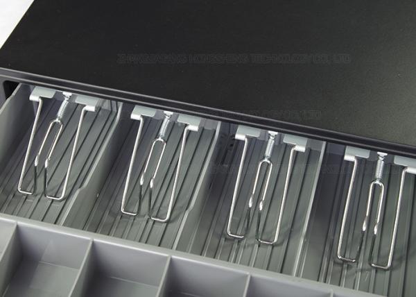 12V 24V RJ11 RJ12 Electronic Cash Drawer With Coin Sorter Tray 420A