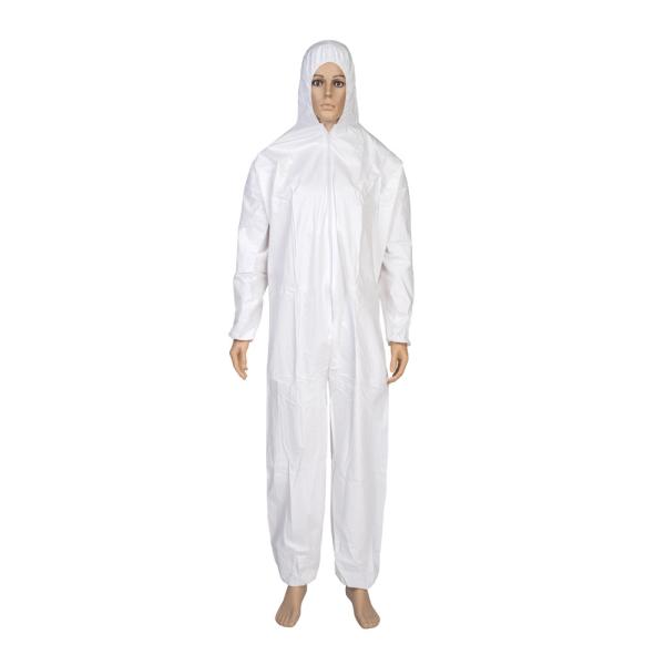 Breathable Disposable Protective Suit , Disposable Chemical Suit Air Permeable