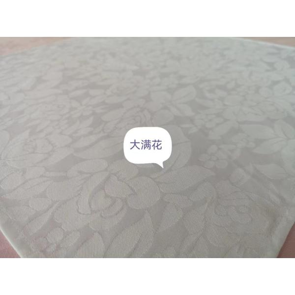 Custom Logo Cloth Dinner Napkin 100% Cotton With Colored Stripes