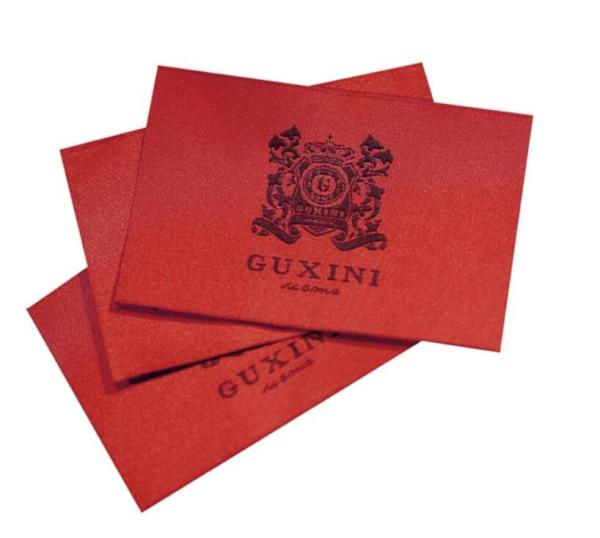 Sew on Woven Fabric Labels Custom Logo Washable Damask Neck Tags