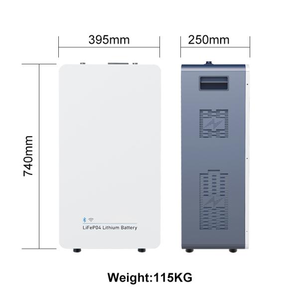 Sistema de almacenamiento de energía con batería solar doméstica todo en uno 51,2 V 16 kWh 314 Ah Lifepo4 de larga duración