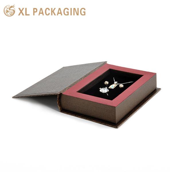 XL Packaging Custom Logo Cardboard Jewelry Packaging Box with Magnetic Closure and CMYK Printing