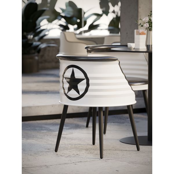 Premium Industrial Style Table Chairs Combination For Restaurant Milk Dessert