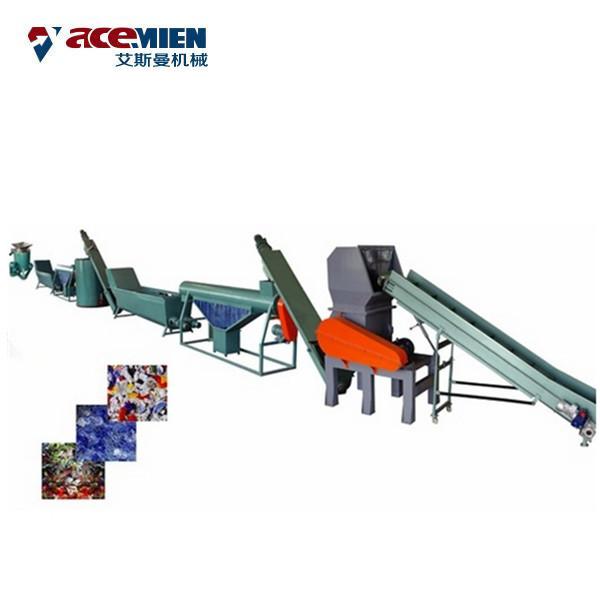 Waste PET Bottle Plastic Recycling Washing Line 500-2000kg/Hour Stainless Steel 304