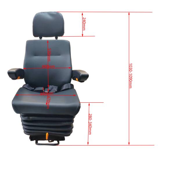 Horizontal Adjustment A800-31 Air Suspension Spring Seat for Truck Seat