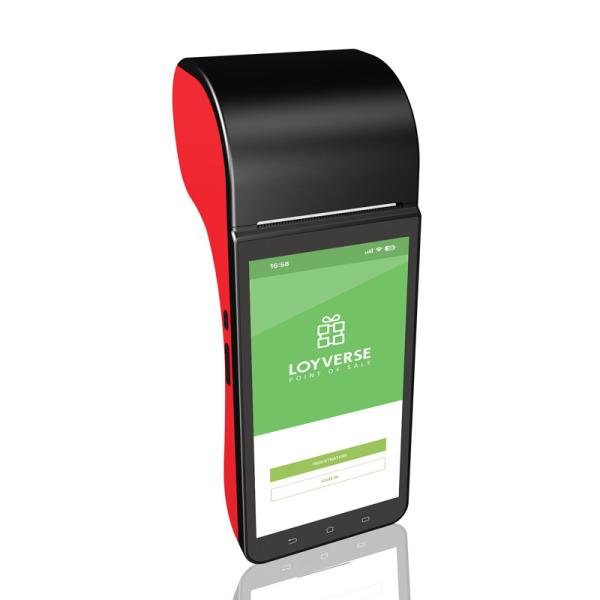 5.5inch CPU MT6580 All In One POS Terminal Built In 58mm Printer