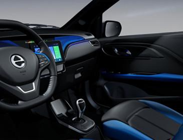 100km/h Fast Speed Electric Car JMC EV3 New Energy EV Car Sedan 302km NEDC