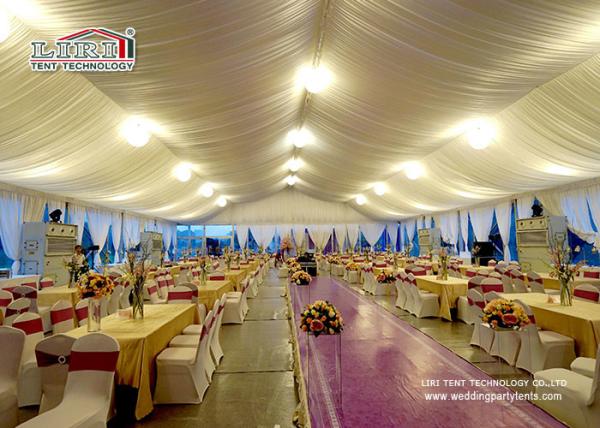 Barraca estruturas/500 de alumínio contínua do casamento do jardim de Tentst Peopple do casamento luxuoso de Ourdoor