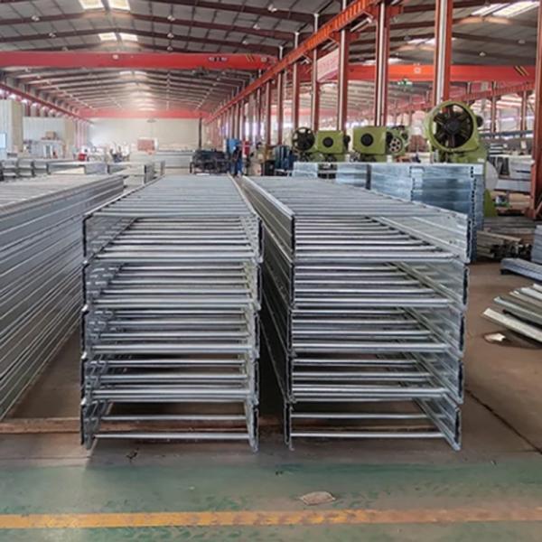 School Cable Support Tray Long Lasting Durability Powder Coated Cable Tray