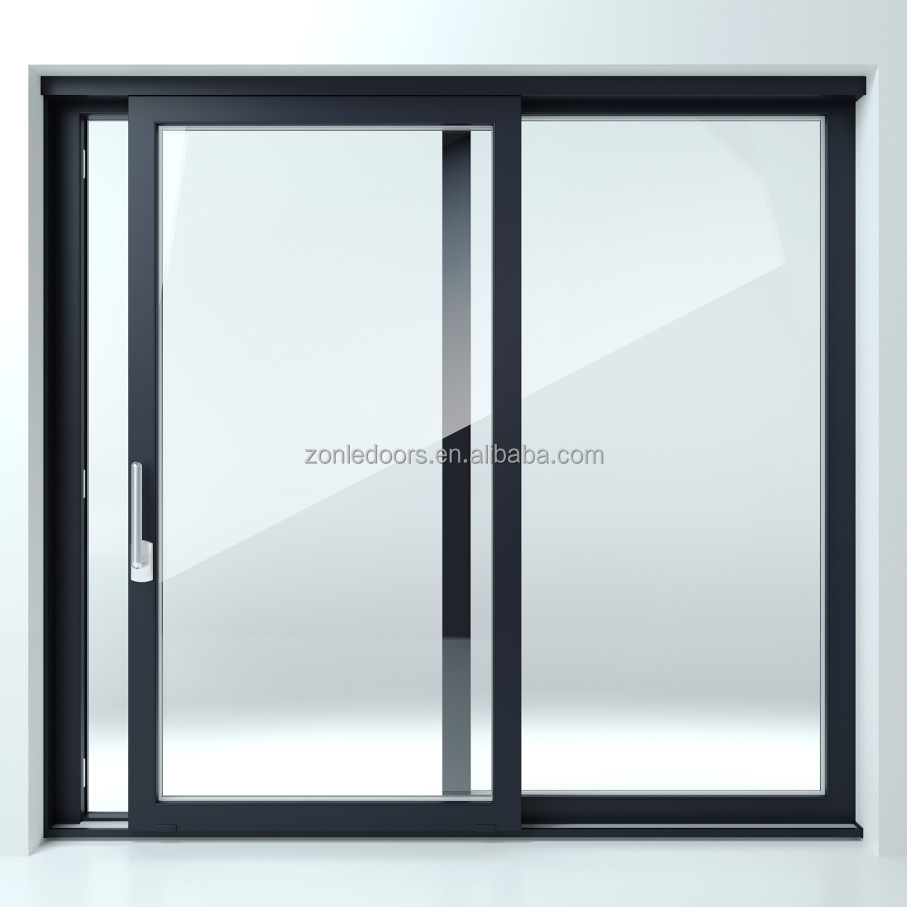 Zonle Custom House Windows Modern Design Double Glazed Windows Australia Standard Aluminium Sliding Window