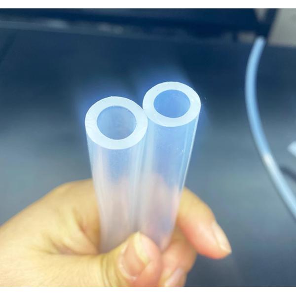 Food Grade 100% Virgin Silicone Tube Extrusion 3 - 4mm thickness High Tensile Strength
