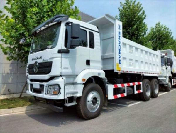 SHACMAN White Dump Truck 6x4 H3000 400 EuroII 10 Pneus Weichai Motor a diesel