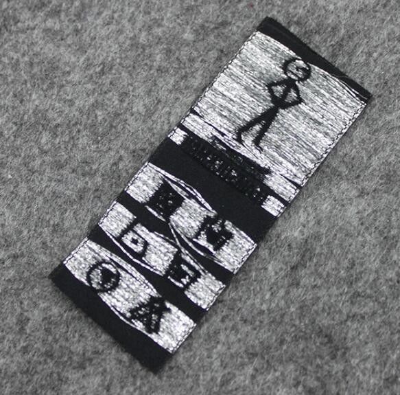 End Folded Clothing Labels For Blankets Bags Trademark Name Logo Sew On