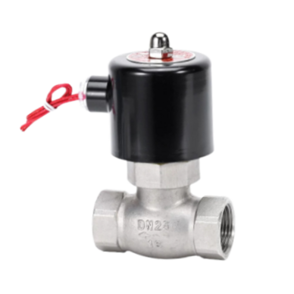 Temperature Range Minus 20 Celsius To Plus 185 Celsius Pneumatic Solenoid Valve With PTFE Seal Material Designed Steam Medium