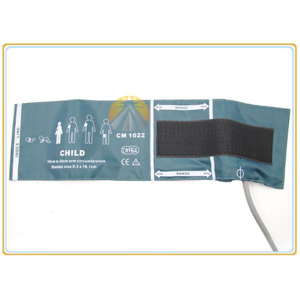Child Non Invasive Blood Pressure Cuff Medical Nylon Material Single Tube