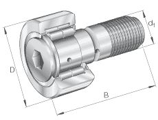 Metric Yoke Type NUTR15 Chrome Steel Bearing Motor Bearing GCr15