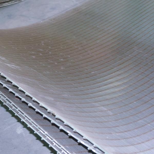 Micron Johnson Wedge Wire Screen Mesh 3-12mm Thickness For Filter Wedge