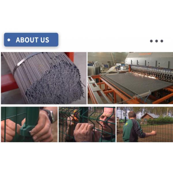 High Quality 6x6 concrete reinforcing 3d curvy pvc coated welded wire mesh panel fencing