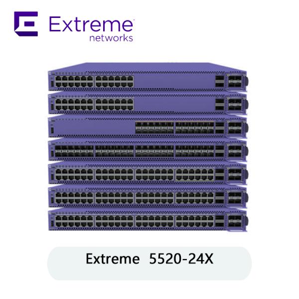 Commutateur Extreme Network 24 ports, montage en rack, modèle 5520-24X
