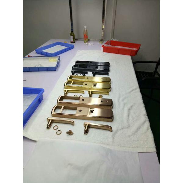 Íon do arco da eficiência elevada máquina de revestimento Titanium do multi para o tubo de aço inoxidável da tubulação do fechamento do puxador da porta