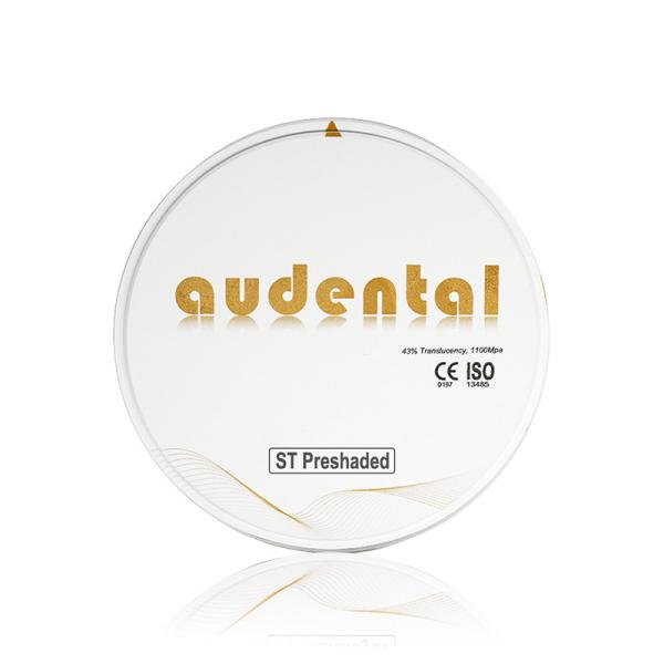 Translucidité superbe de matériaux de laboratoire de dents antérieures de couronne de zircone de placage de ST