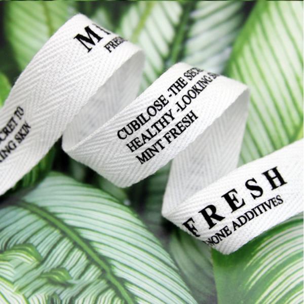 20mm*40y Happy Birthday cinta de algodón impresa para embalaje de regalos y accesorios de ropa