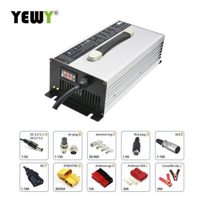 carregadores de bateria 60v do poder superior de 20A 1.5Kw Li Ion Battery Universal Charger