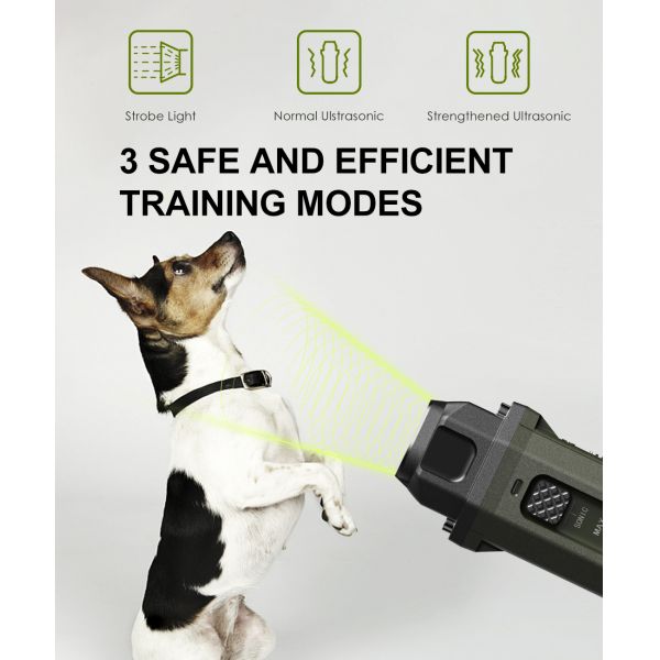 Portable Eco-Friendly Plastic Bark Stopper Effective Dog Training Treats Barking Control Modern Pet Training Supplies